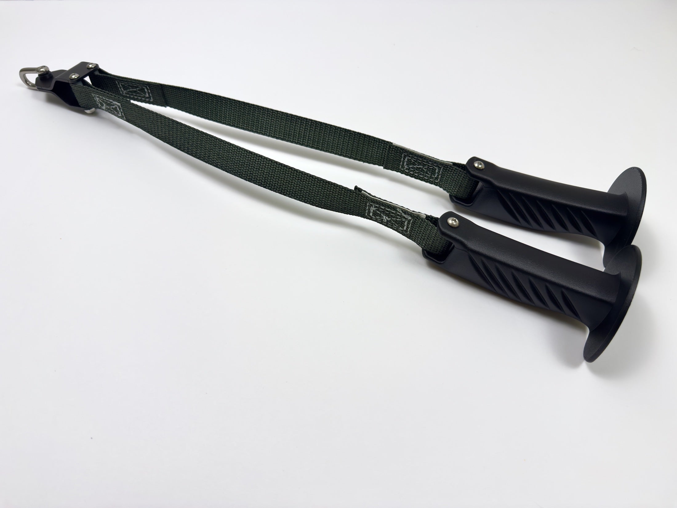 ForgePull angled product photo showing the handle and strap layout